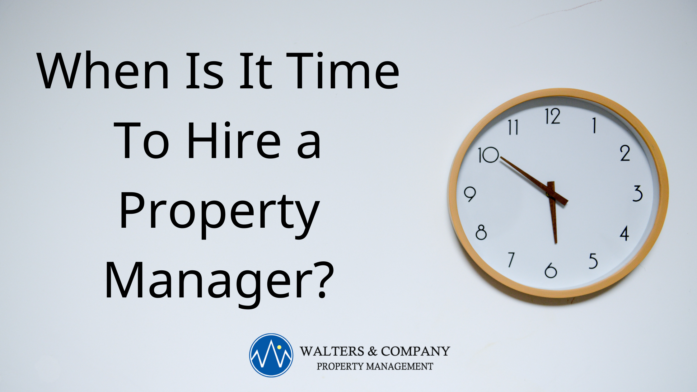 Do I need a Property Manager?
